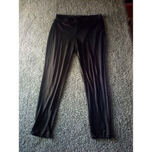 Kardashian Kollection Animal Print Leggings Black Size XL Pre Owned